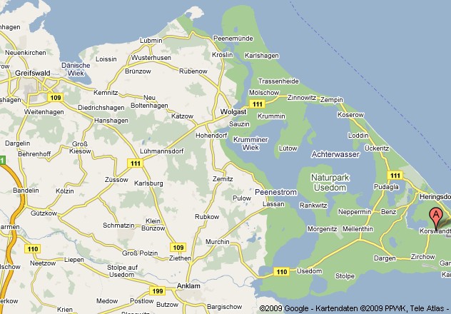 Usedom Karte Google